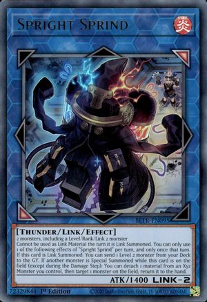 Spright Sprind (BLTR-EN095) - Battles of Legend: Terminal Revenge 1st Edition - Premium Yugioh Single from Konami - Just $1.58! Shop now at Game Crave Tournament Store