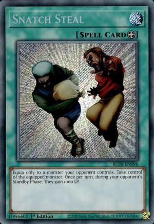 Snatch Steal (BLTR-EN096) - Battles of Legend: Terminal Revenge 1st Edition - Premium Yugioh Single from Konami - Just $1.53! Shop now at Game Crave Tournament Store