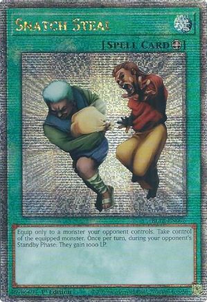 Snatch Steal (Quarter Century Secret Rare) (BLTR-EN096) - Battles of Legend: Terminal Revenge 1st Edition - Premium Yugioh Single from Konami - Just $63.50! Shop now at Game Crave Tournament Store
