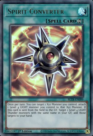 Spirit Converter (BLTR-EN099) - Battles of Legend: Terminal Revenge 1st Edition - Premium Yugioh Single from Konami - Just $0.25! Shop now at Game Crave Tournament Store