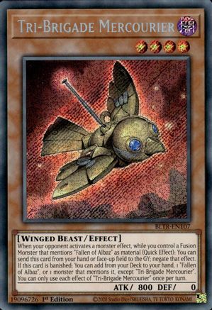 Tri-Brigade Mercourier (BLTR-EN107) - Battles of Legend: Terminal Revenge 1st Edition - Premium Yugioh Single from Konami - Just $0.25! Shop now at Game Crave Tournament Store