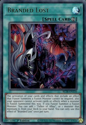Branded Lost (BLTR-EN110) - Battles of Legend: Terminal Revenge 1st Edition - Premium Yugioh Single from Konami - Just $0.60! Shop now at Game Crave Tournament Store