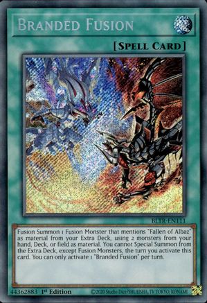 Branded Fusion (BLTR-EN111) - Battles of Legend: Terminal Revenge 1st Edition - Premium Yugioh Single from Konami - Just $0.67! Shop now at Game Crave Tournament Store