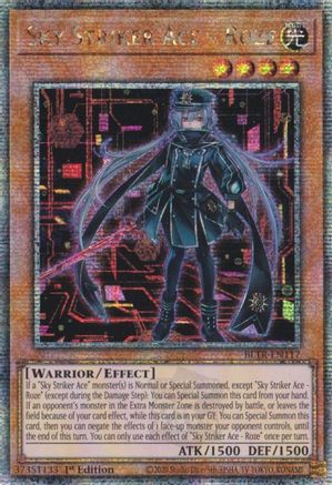 Sky Striker Ace - Roze (Alternate Art) (Quarter Century Secret Rare) (BLTR-EN117) - Battles of Legend: Terminal Revenge 1st Edition - Premium Yugioh Single from Konami - Just $108.08! Shop now at Game Crave Tournament Store