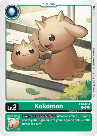 Kokomon (EX6-004) - Infernal Ascension - Premium Digimon Single from Bandai - Just $0.25! Shop now at Game Crave Tournament Store