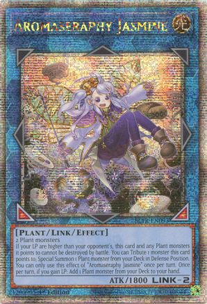 Aromaseraphy Jasmine (Quarter Century Secret Rare) (BLTR-EN093) - Battles of Legend: Terminal Revenge 1st Edition - Premium Yugioh Single from Konami - Just $27.17! Shop now at Game Crave Tournament Store