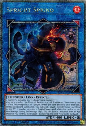 Spright Sprind (Quarter Century Secret Rare) (BLTR-EN095) - Battles of Legend: Terminal Revenge 1st Edition - Premium Yugioh Single from Konami - Just $43.34! Shop now at Game Crave Tournament Store