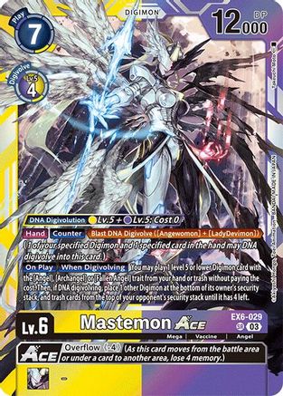 Mastemon ACE (EX6-029) - Infernal Ascension Foil - Premium Digimon Single from Bandai - Just $16.23! Shop now at Game Crave Tournament Store