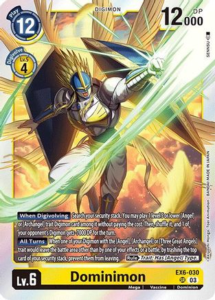 Dominimon (EX6-030) - Infernal Ascension Foil - Premium Digimon Single from Bandai - Just $15.44! Shop now at Game Crave Tournament Store