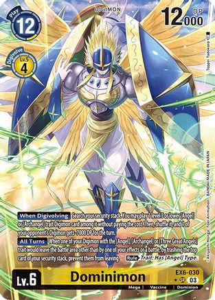 Dominimon (Alternate Art) (EX6-030) - Infernal Ascension Foil - Premium Digimon Single from Bandai - Just $22.14! Shop now at Game Crave Tournament Store