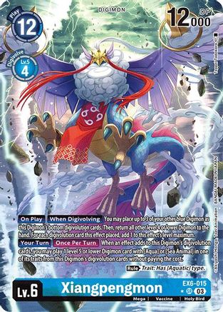 Xiangpengmon (Alternate Art) (EX6-015) - Infernal Ascension Foil - Premium Digimon Single from Bandai - Just $5.11! Shop now at Game Crave Tournament Store