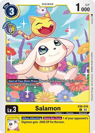 Salamon (EX6-016) - Infernal Ascension - Premium Digimon Single from Bandai - Just $0.25! Shop now at Game Crave Tournament Store