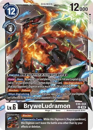 BryweLudramon (EX6-044) - Infernal Ascension Foil - Premium Digimon Single from Bandai - Just $0.25! Shop now at Game Crave Tournament Store