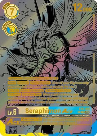 Seraphimon ACE (Textured) (EX6-028) - Infernal Ascension Foil - Premium Digimon Single from Bandai - Just $120.75! Shop now at Game Crave Tournament Store