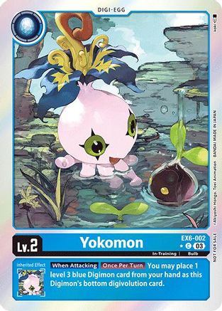 Yokomon (Box Promotion Pack: Infernal Ascension) (EX6-002) - Infernal Ascension Foil - Premium Digimon Single from Bandai - Just $1.76! Shop now at Game Crave Tournament Store
