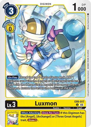 Luxmon (EX6-017) - Infernal Ascension - Premium Digimon Single from Bandai - Just $0.38! Shop now at Game Crave Tournament Store