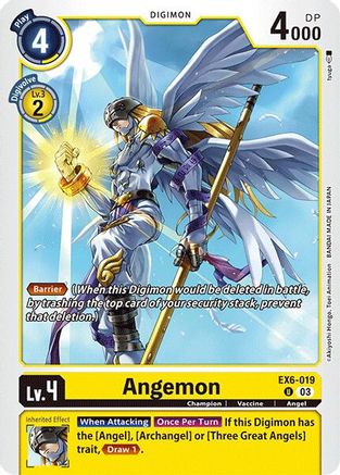 Angemon (EX6-019) - Infernal Ascension - Premium Digimon Single from Bandai - Just $0.25! Shop now at Game Crave Tournament Store