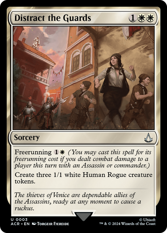 Distract the Guards (ACR-003) - Assassin's Creed Foil - Premium MTG Single from Wizards of the Coast - Just $0.25! Shop now at Game Crave Tournament Store