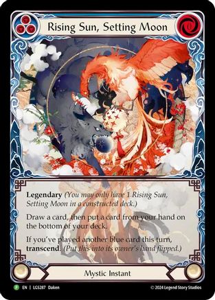 Rising Sun, Setting Moon // Inner Chi - LGS287 (LGS287) - Flesh and Blood: Promo Cards Rainbow Foil