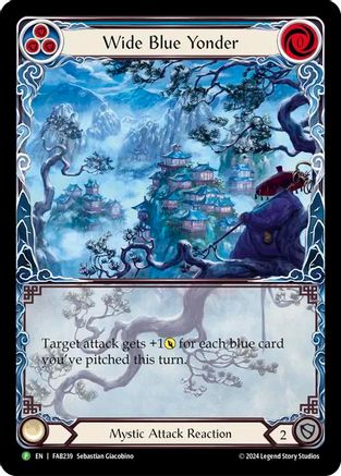 Wide Blue Yonder - FAB239 (FAB239) - Flesh and Blood: Promo Cards Rainbow Foil