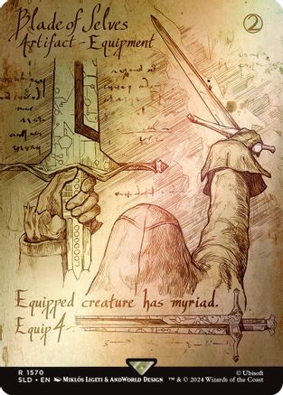 Blade of Selves (Rainbow Foil) (SLD-1570) - Secret Lair Drop Series Foil - Premium MTG Single from Wizards of the Coast - Just $5.84! Shop now at Game Crave Tournament Store