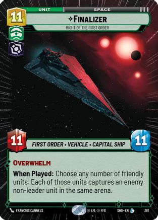 Finalizer - Might of the First Order (Hyperspace) (361) - Shadows of the Galaxy Foil - Premium Star Wars: Unlimited Single from Shadows of the Galaxy - Just $2.11! Shop now at Game Crave Tournament Store