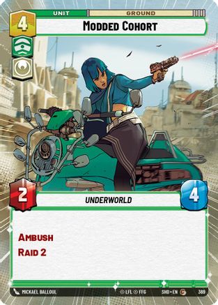 Modded Cohort (Hyperspace) (369) - Shadows of the Galaxy - Premium Star Wars: Unlimited Single from Shadows of the Galaxy - Just $0.08! Shop now at Game Crave Tournament Store