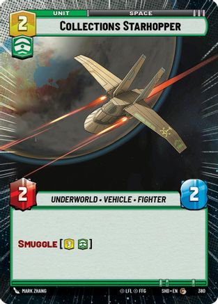 Collections Starhopper (Hyperspace) (380) - Shadows of the Galaxy - Premium Star Wars: Unlimited Single from Shadows of the Galaxy - Just $0.08! Shop now at Game Crave Tournament Store
