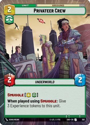 Privateer Crew (Hyperspace) (382) - Shadows of the Galaxy - Premium Star Wars: Unlimited Single from Shadows of the Galaxy - Just $0.08! Shop now at Game Crave Tournament Store