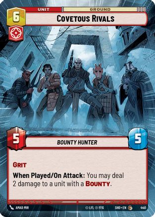 Covetous Rivals (Hyperspace) (440) - Shadows of the Galaxy - Premium Star Wars: Unlimited Single from Shadows of the Galaxy - Just $0.09! Shop now at Game Crave Tournament Store