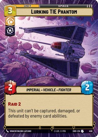 Lurking TIE Phantom (Hyperspace) (456) - Shadows of the Galaxy - Premium Star Wars: Unlimited Single from Shadows of the Galaxy - Just $1.65! Shop now at Game Crave Tournament Store