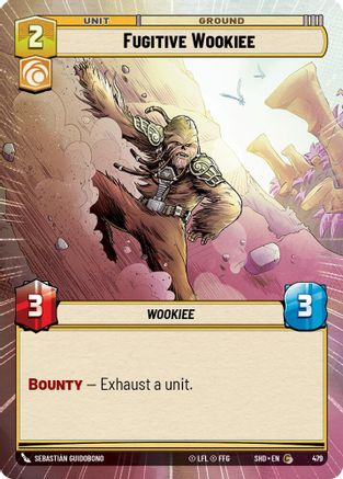Fugitive Wookiee (Hyperspace) (479) - Shadows of the Galaxy - Premium Star Wars: Unlimited Single from Shadows of the Galaxy - Just $0.08! Shop now at Game Crave Tournament Store