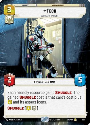 Tech - Source of Insight (Hyperspace) (510) - Shadows of the Galaxy - Premium Star Wars: Unlimited Single from Shadows of the Galaxy - Just $4.56! Shop now at Game Crave Tournament Store