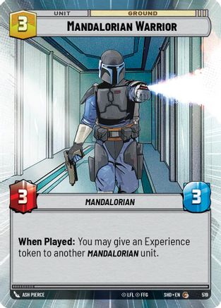 Mandalorian Warrior (Hyperspace) (519) - Shadows of the Galaxy Foil - Premium Star Wars: Unlimited Single from Shadows of the Galaxy - Just $0.18! Shop now at Game Crave Tournament Store
