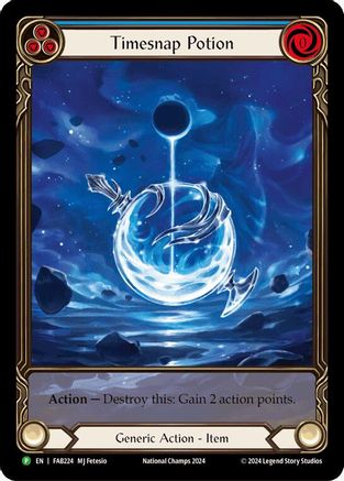 Timesnap Potion - FAB224 (FAB224) - Flesh and Blood: Promo Cards Cold Foil