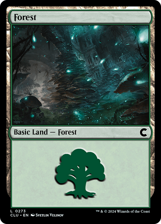 Forest (CLU-273) - Ravnica: Clue Edition - Premium MTG Single from Wizards of the Coast - Just $0.27! Shop now at Game Crave Tournament Store