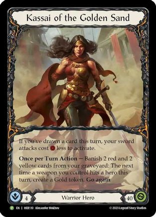 Kassai of the Golden Sand (HER110) - Flesh and Blood: Promo Cards Rainbow Foil