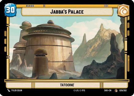 Jabba's Palace // Shield (026 // T02) - Shadows of the Galaxy - Premium Star Wars: Unlimited Single from Shadows of the Galaxy - Just $0.08! Shop now at Game Crave Tournament Store