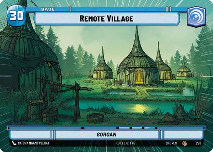 Remote Village // Shield (Hyperspace) (298 // T04) - Shadows of the Galaxy - Premium Star Wars: Unlimited Single from Shadows of the Galaxy - Just $0.08! Shop now at Game Crave Tournament Store