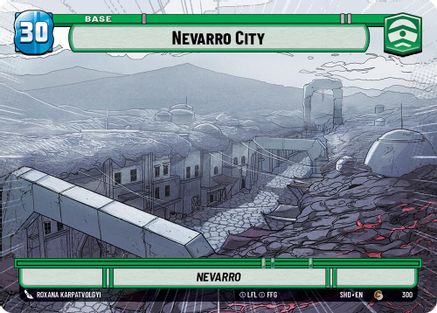 Nevarro City // Shield (Hyperspace) (300 // T04) - Shadows of the Galaxy - Premium Star Wars: Unlimited Single from Shadows of the Galaxy - Just $0.09! Shop now at Game Crave Tournament Store