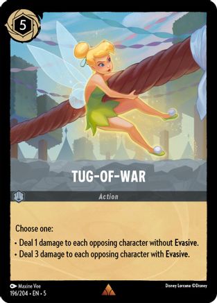Tug-of-War (196/204) - Shimmering Skies - Premium Lorcana Single from Shimmering Skies - Just $0.25! Shop now at Game Crave Tournament Store