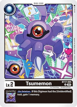 Tsumemon (BT17-005) - Secret Crisis - Premium Digimon Single from Bandai - Just $0.25! Shop now at Game Crave Tournament Store