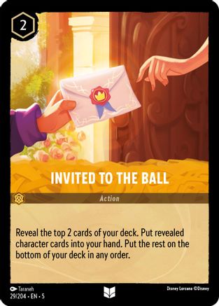 Invited to the Ball (29/204) - Shimmering Skies - Premium Lorcana Single from Shimmering Skies - Just $0.25! Shop now at Game Crave Tournament Store
