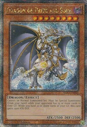 Dragon of Pride and Soul (Quarter Century Secret Rare) (INFO-EN000) - The Infinite Forbidden 1st Edition - Premium Yugioh Single from Konami - Just $44.88! Shop now at Game Crave Tournament Store