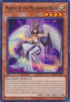 Maiden of the Millennium Moon (INFO-EN004) - The Infinite Forbidden 1st Edition - Premium Yugioh Single from Konami - Just $0.25! Shop now at Game Crave Tournament Store