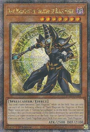 Dark Magician the Magician of Black Magic (Quarter Century Secret Rare) (INFO-EN006) - The Infinite Forbidden 1st Edition - Premium Yugioh Single from Konami - Just $43.85! Shop now at Game Crave Tournament Store