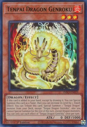 Tenpai Dragon Genroku (INFO-EN019) - The Infinite Forbidden 1st Edition - Premium Yugioh Single from Konami - Just $6.64! Shop now at Game Crave Tournament Store