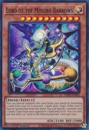 Lord of the Missing Barrows (INFO-EN023) - The Infinite Forbidden 1st Edition - Premium Yugioh Single from Konami - Just $0.25! Shop now at Game Crave Tournament Store