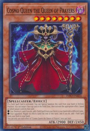 Cosmo Queen the Queen of Prayers (INFO-EN024) - The Infinite Forbidden 1st Edition - Premium Yugioh Single from Konami - Just $0.25! Shop now at Game Crave Tournament Store