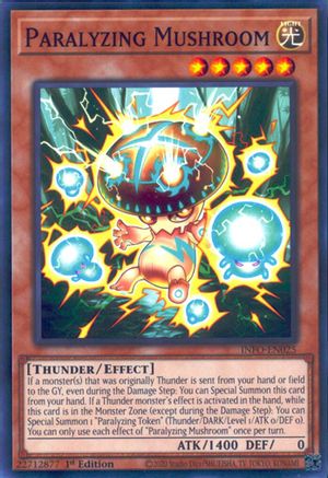 Paralyzing Mushroom (INFO-EN025) - The Infinite Forbidden 1st Edition - Premium Yugioh Single from Konami - Just $0.25! Shop now at Game Crave Tournament Store
